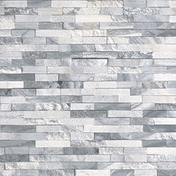 White Quartz Stacked Stone Veneer for Feature Walls