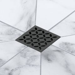 Schluter®-KERDI-DRAIN-STYLE 4″ Grate Assembly TRENDLINE Powder Coat
