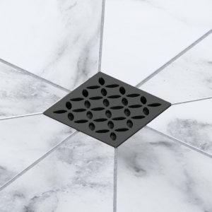 Schluter®-KERDI-DRAIN-STYLE 4″ Grate Assembly TRENDLINE Powder Coat