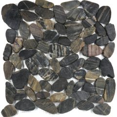 Pacific Beach Pebbles Series – Tiger Eye Sliced