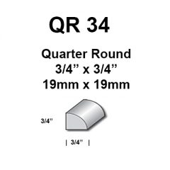 3/4 quarter round trim