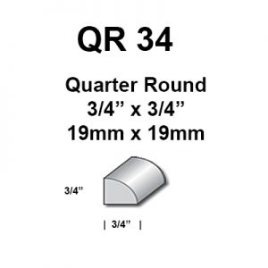 3/4 quarter round trim