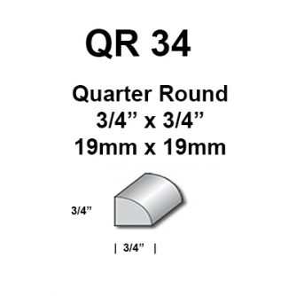 3/4 quarter round trim