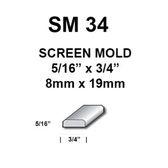 3/4" Screen Mold
