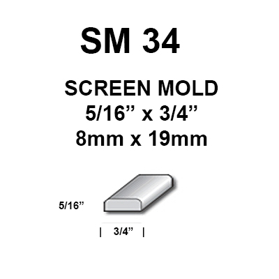 3/4" Screen Mold
