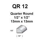 QR12 – 1/2″ Quarter Round