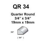 QR34 – 3/4″ Quarter Round