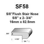 SF58 – 5/8″ Flush Stairnose
