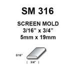 SM316 – 3/16″ Screen Mould