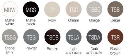 Schluter colors