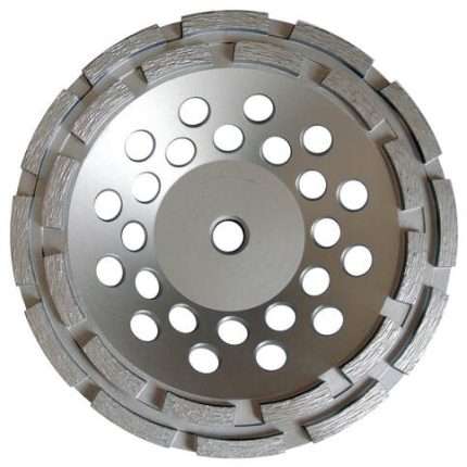 Ubertile double row diamond cup wheel