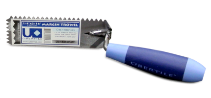 Ubertile V-notch margin trowel